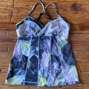 Lululemon Racerback Spaghetti Strap Tank Top Size 8